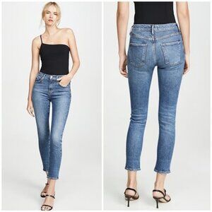 Agolde Toni Straight Fit Mid Rise Jeans